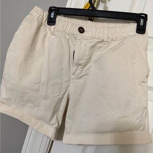 chubbies Cream Elastic-Waist Kids Casual Shorts